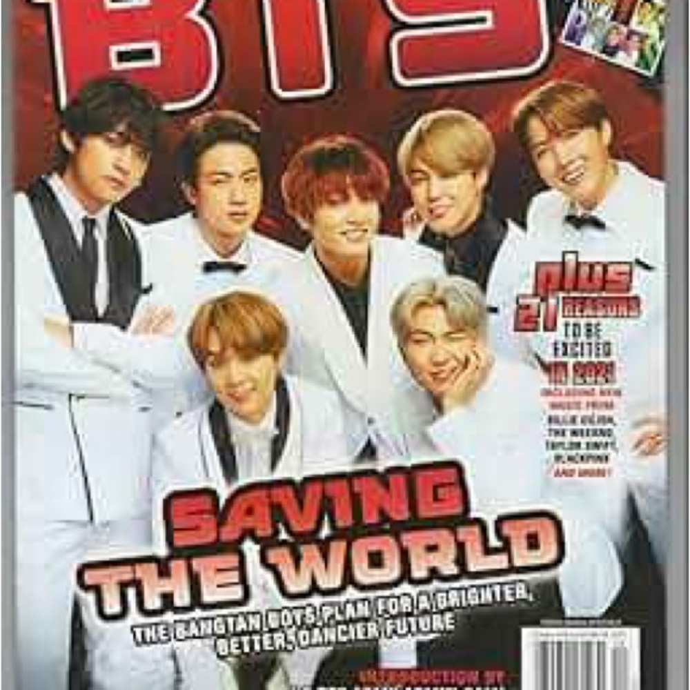 BTS Group Magazine Cover